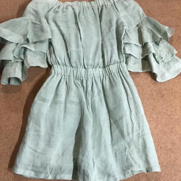 Mint Green Romper/Jumpsuit - Picture 4 of 5